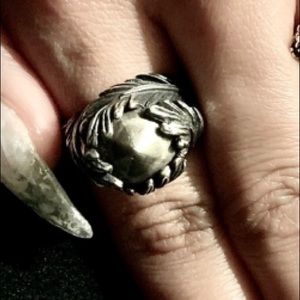 🚫 SOLD! Bloodmilk Retired .925 Swan Song Ring